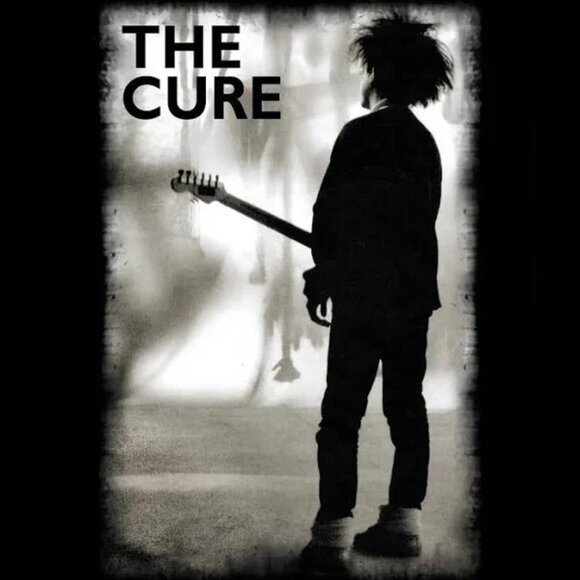 MENS THE CURE GRAPHIC BAND SHIRT BLACK CREW SHORT SLEEVE STANDARD FIT SIZE SMALL - Picture 3 of 3